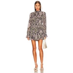 Hemant & Nandita | Kari Turtleneck Mini Dress | Size XS